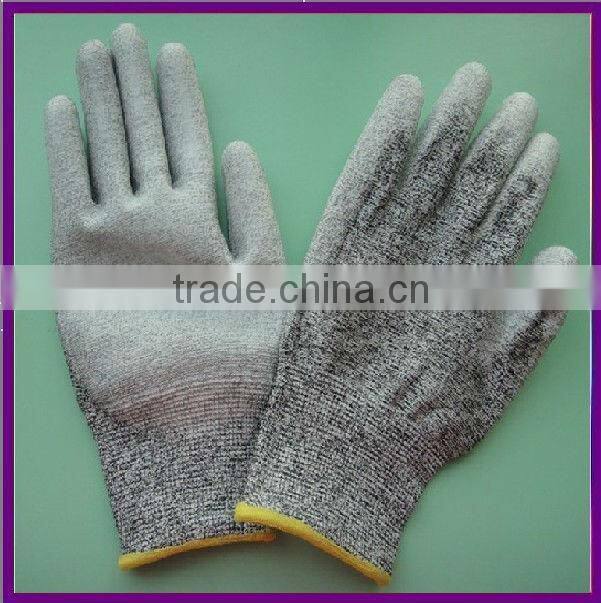 PU Coated Cut Resistant Gloves For Glass Handling ZM779