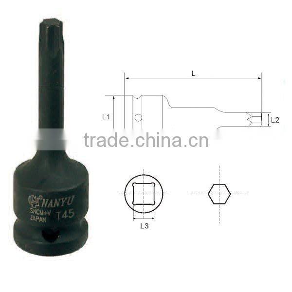 Pneumatic Socket Fractional and Metric Hex Driver Air Impact Socket