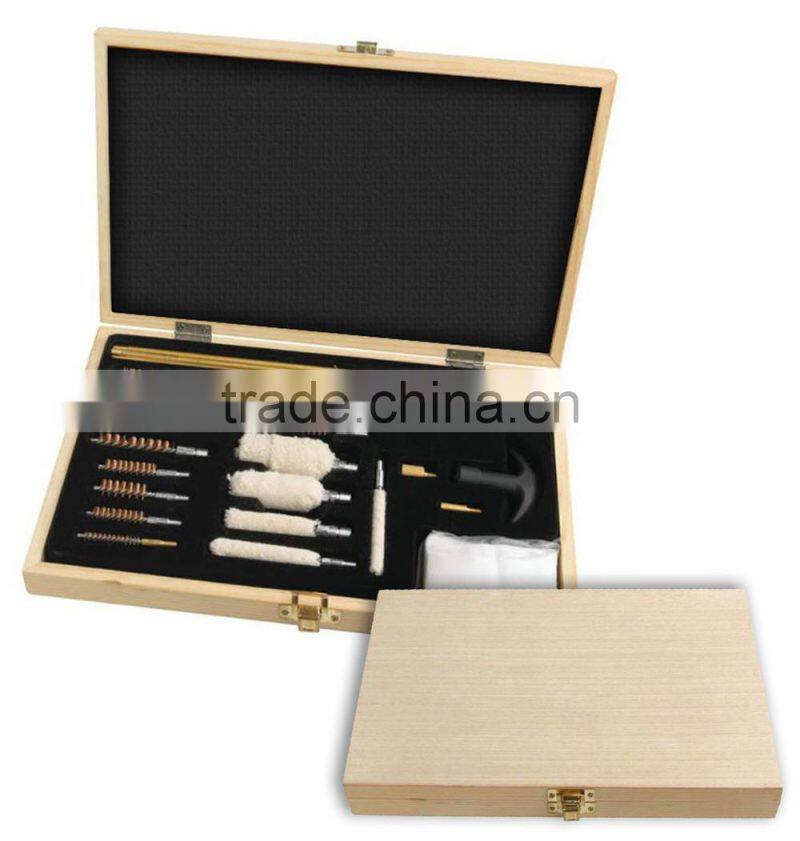 Wooden Case Gun Cleaning Kits