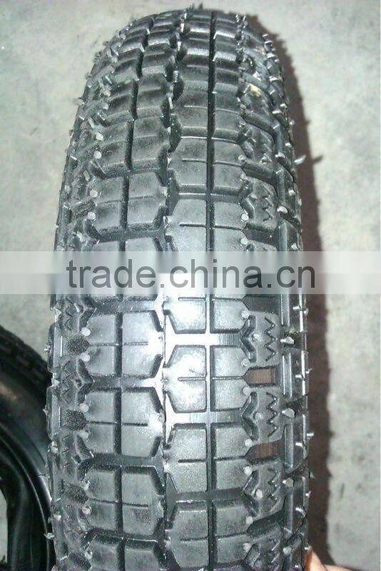 jiaonan popular pattern and hot sale 350-8 wheelbarrow tires