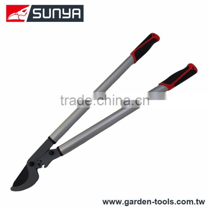 Heavy duty bypass gear lopping shears