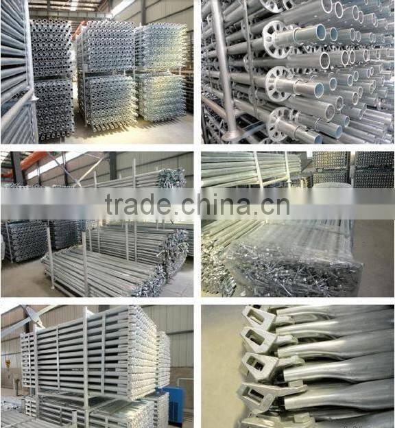 Echafaudage High Loading Carrying Capacity Ringlock Scaffolding Ringlock Scaffolding System
