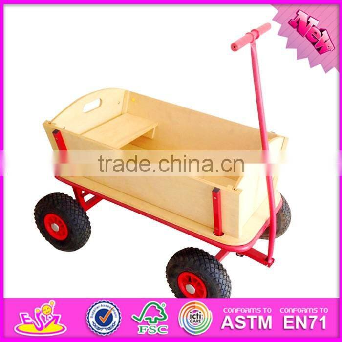 2016 new fashion baby wooden carriage W16A026