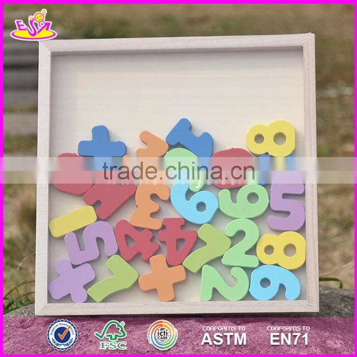 2017 New design toddlers educational numbers wooden math games for kids W14B073