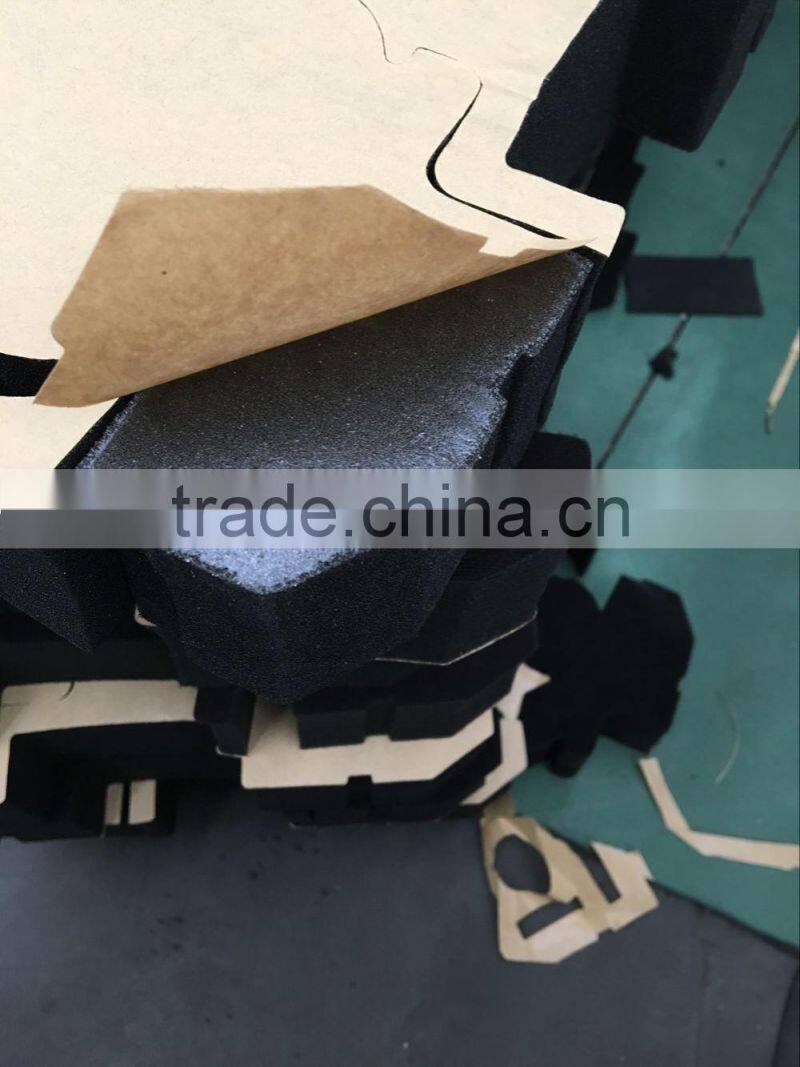 customed die cut pu expanding packing foam tableware packing