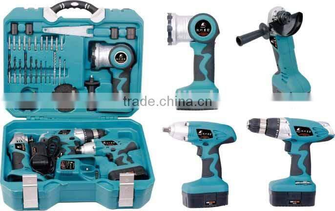 2014 new China wholesale alibaba supplier power tool manufacturer 18V 4pcs electric power tool set