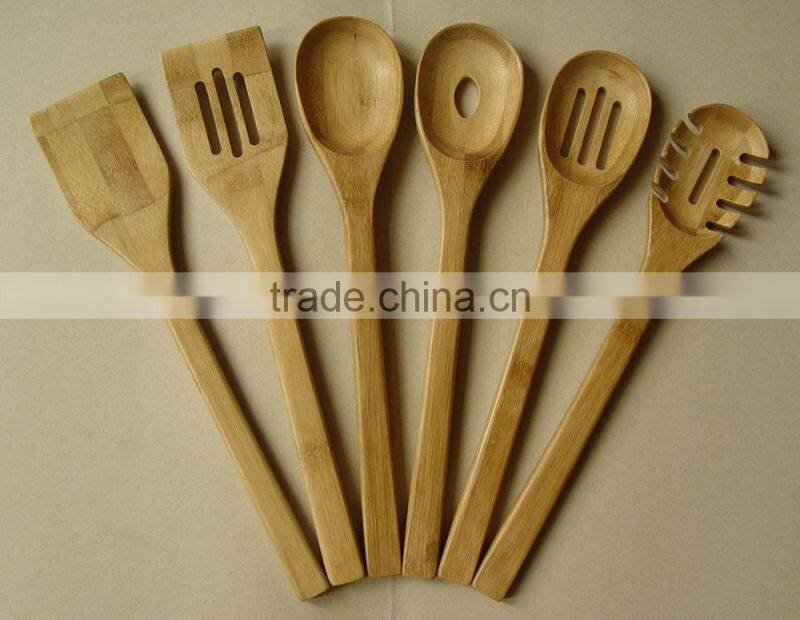 Bamboo Utensils 6-Pieces Set, Customized available