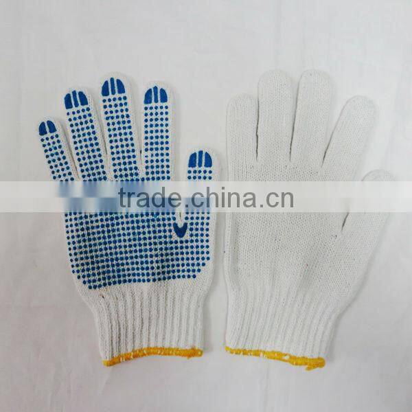 PVC Dotted Safety Working Gloves PVC Dotted Working Gloves