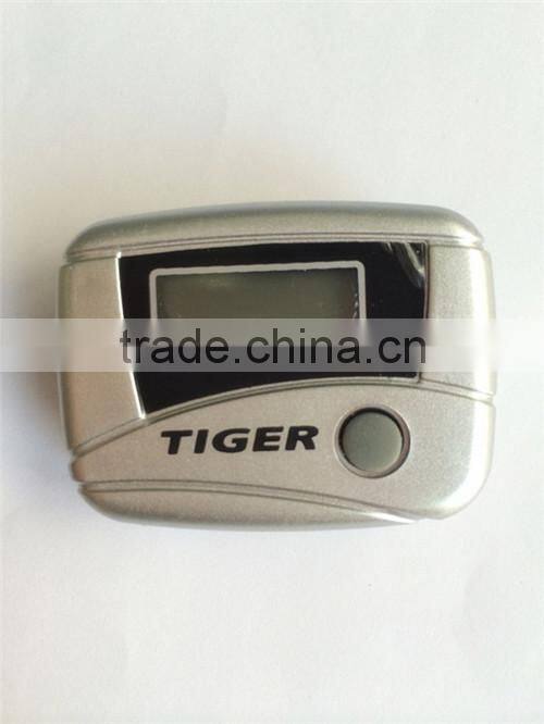 Mini digital walking step type counter