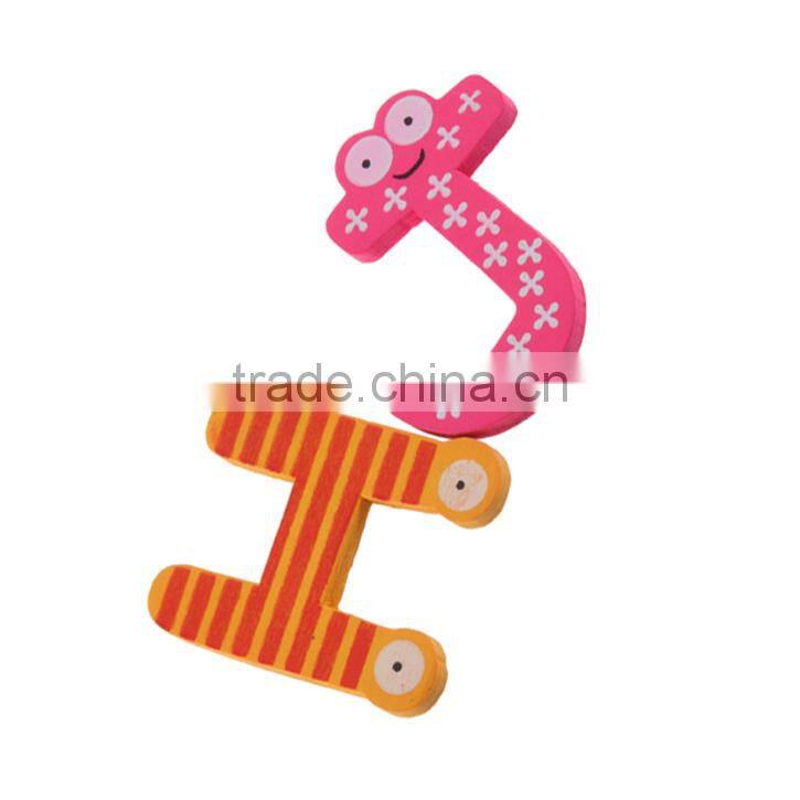 wooden Magnet Fridge Baby /Child Toy A-Z ABC Educational Wooden Alphabet Puzzle Toy 26 Letters