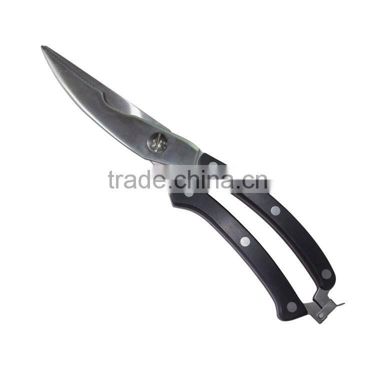 Lastest wholesale steel vegetables cutting scissors with walnut cutter