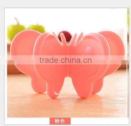 Silicone kitchen insulating clamp butterfly, prevent hot clip, hand pad