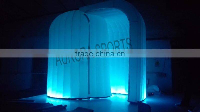 Factory directly LED inflatable photo booth portable photobooth for sale