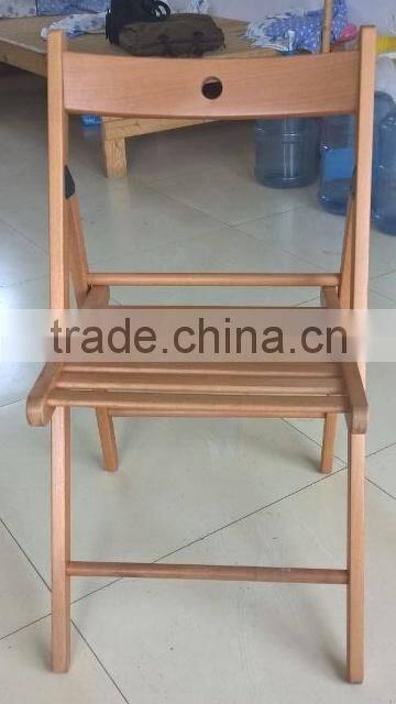 beech wood slat folding chair outdoor foldable chair