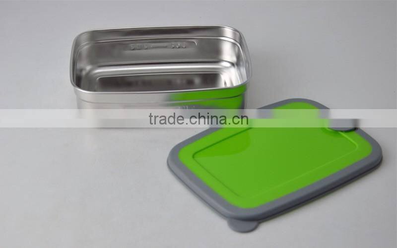 fresh kitchen stainless steel and PP material bbq food container