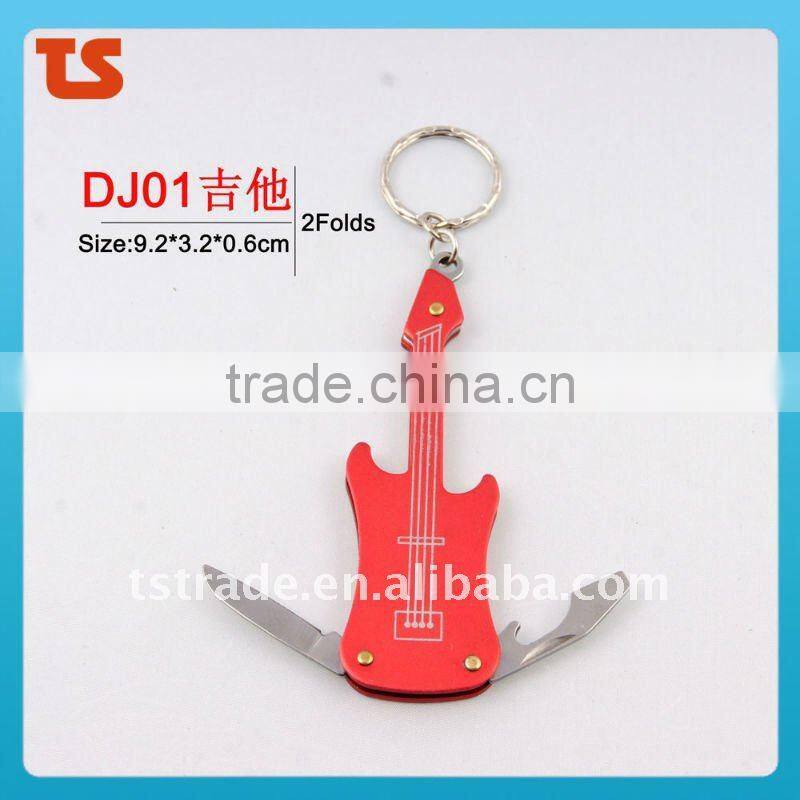 2014 Mini Multi Cute design LED metal utility keychain gift knife K404A