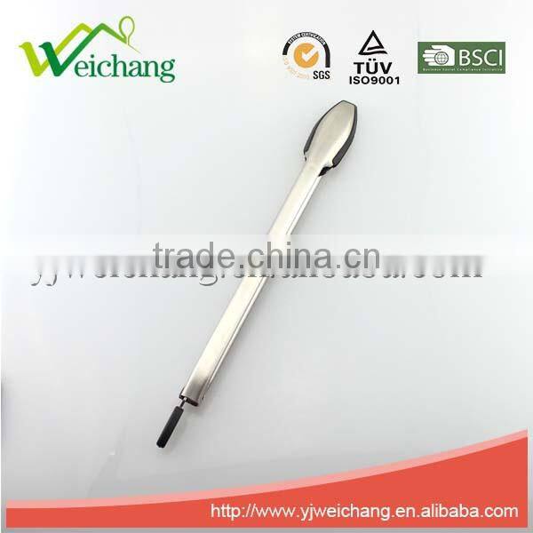 WCJ669 Premium Utility stainless steel with tpr Food Tongs BBQ Tongs hot sale