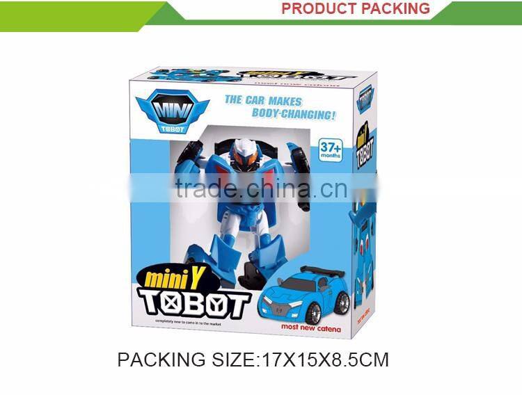 Top selling deformation set diecast model toy mini intelligent robot
