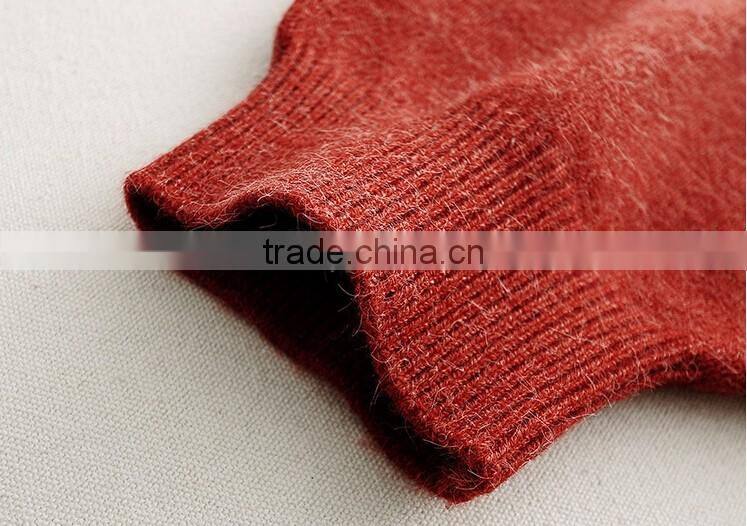 2016 new korean style spring winter autumn round neck long sleeve plain women sweater