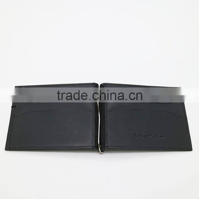 J0730a2 Genuine Leather Money Clip Car Holder