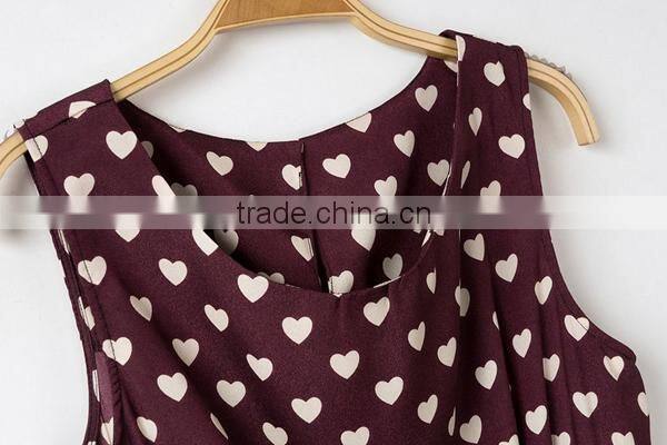 HD-D140 hot design elegant fashion dotted women dress/casual ladies dress