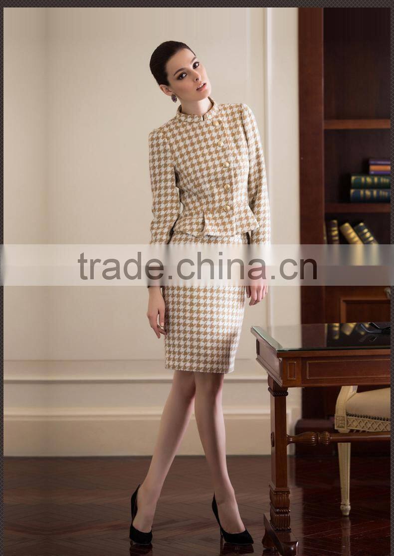 fashion ladies skirt suits custom women suit WMS32