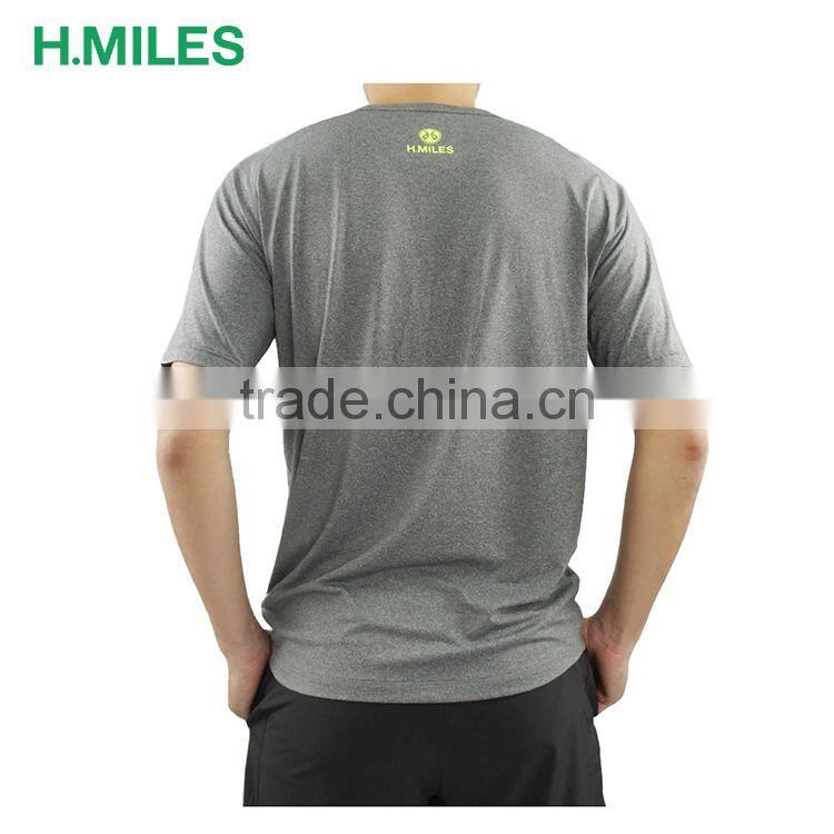 Athletic sport Apparel Short Sleeve promotion dry fit running t-shirt/men running t shirt