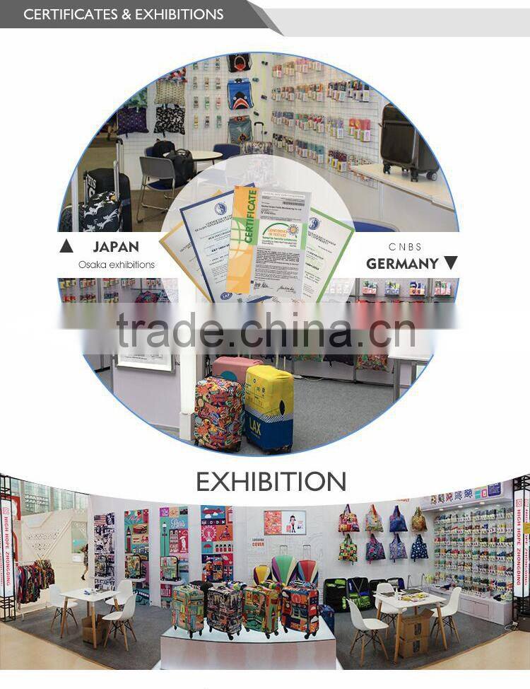 Durable colorful custom luggage cover spandex bag