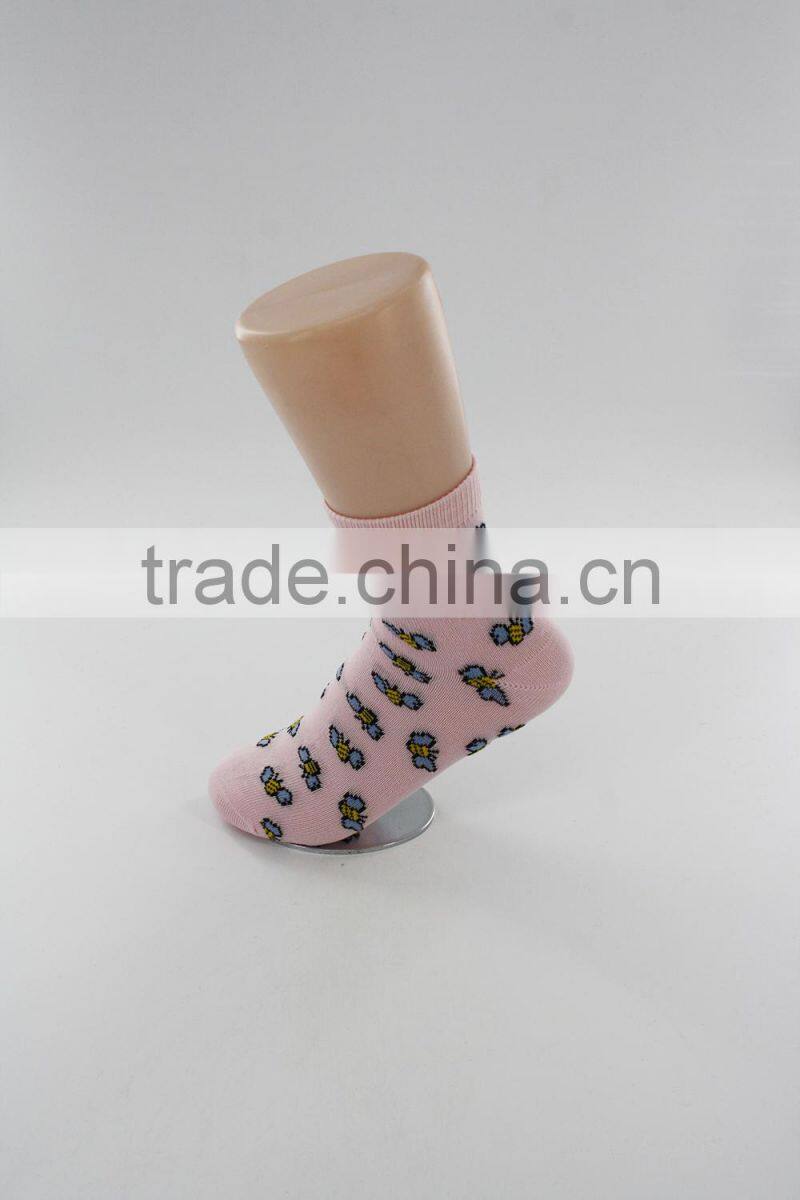 Summer season thin mercerized cotton yarn ankle socks women