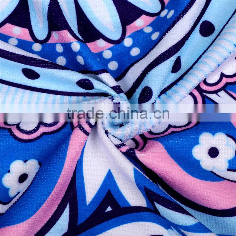 2017 Factory direct sale Latest Type Ready Stcok 100% Cotton round Beach Towel