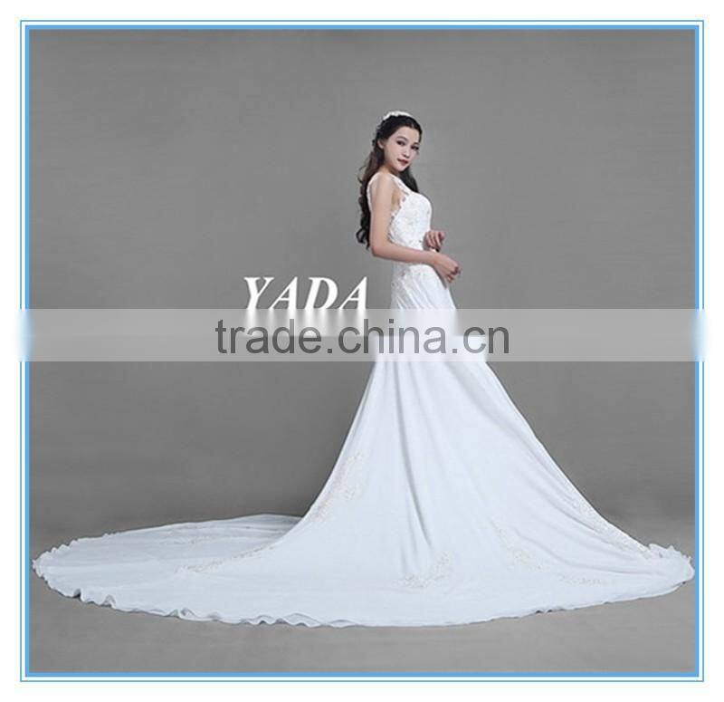 2016 Fashion Cotton Ladies Knitwear Long Vest Wedding Dress