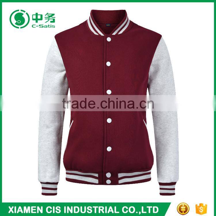 High Quality Custom Logo American Fashion Unisex College Varsity Jacket for Wholesale