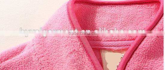 High quality zipper up plain kids hoodie with custom printing