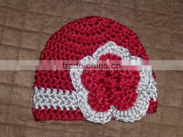 Newborn Handmade Sweater Set Crochet Cardigan and Cap