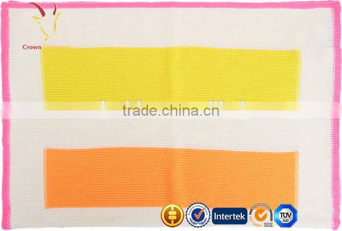 Super Soft Luxury Intarsia Knitted Cashmere Warm Baby Blanket