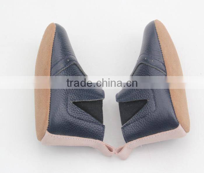 Fancy popular soft sole handmade leather baby boots
