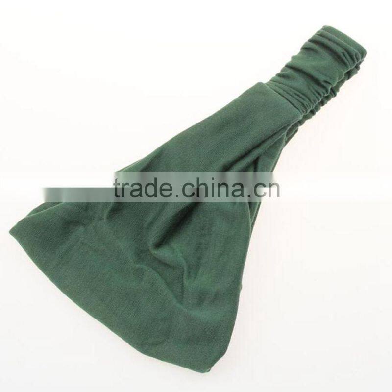 High Quality Wide Cotton Headbands ,Elastic Headband