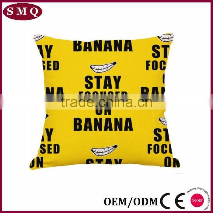 Banana cartoon design car seat cushion cover