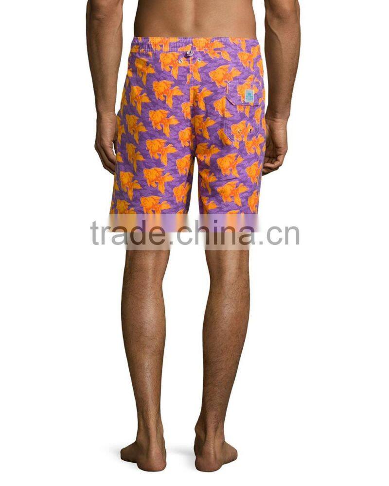 Wholesale fashion man swim trunks man beach wear printed beach sport shorts