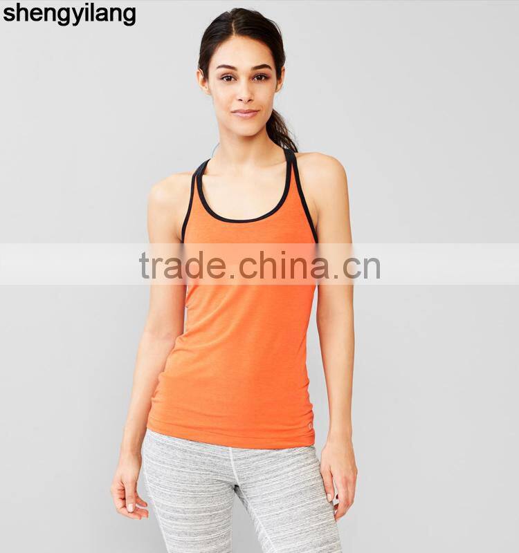 Fitness bodybuilding tank top Wholesale breathable and comfortable sports vest guangzhou clothing factory