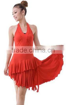 Newest Latin Dancing Costumes, Elegent Dancing Costume, High Quality Dance Performance Wear,Latin Style Tassels Skirt (A49)