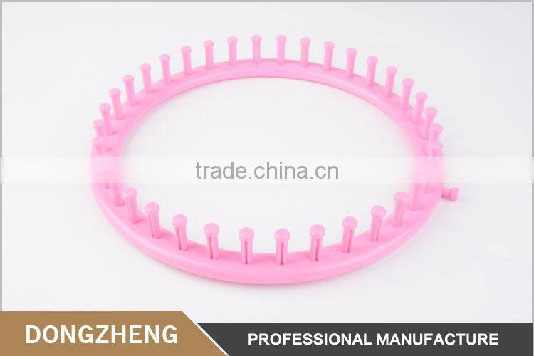 Good quality customized size full set durable round plastic knitting looms