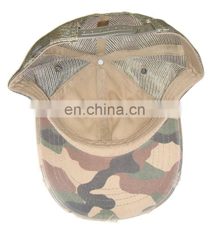 custom straw mesh baseball cap