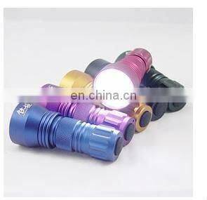 ABS portable 9 led flashlight with 3*AAA and on/off switch home and outdoor 9 led torch light