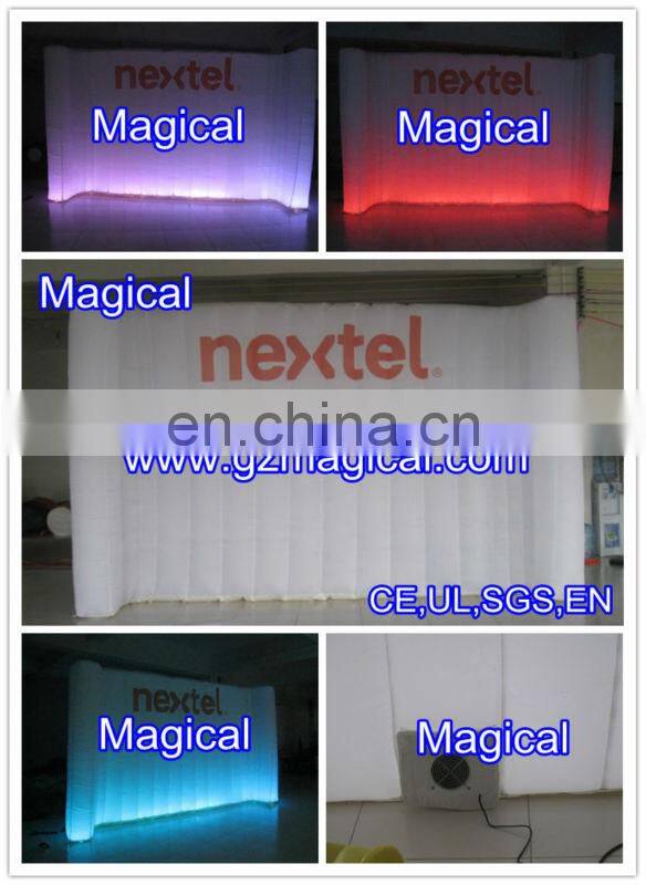 inflatable wall display stand