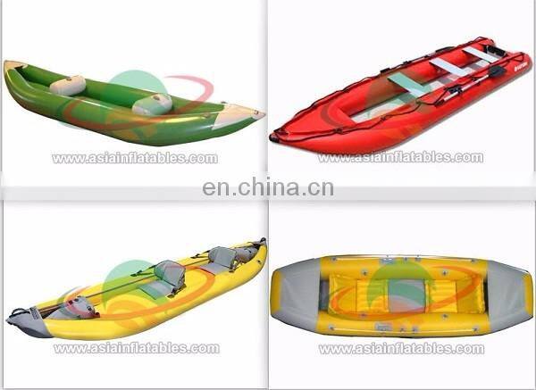 Double fishing kayak korea / inflatable kayak pvc / inflatable lovers kayak canoe for sale