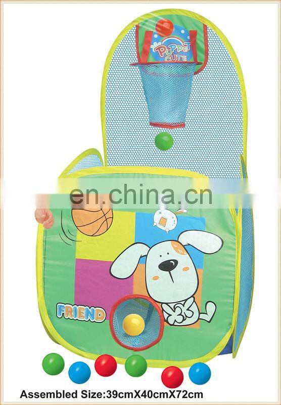 Cute shape kids play toys house toys tent with ball kid tent