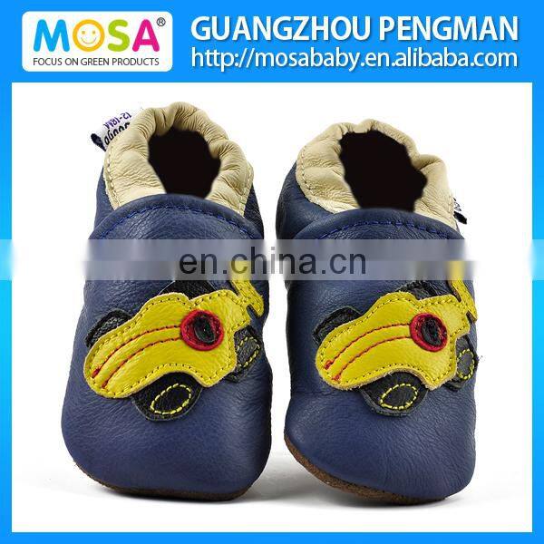 Genuine Leather Soft Sole Girl Infant Brown Shoes Dot Pattern Size 0-4 Years