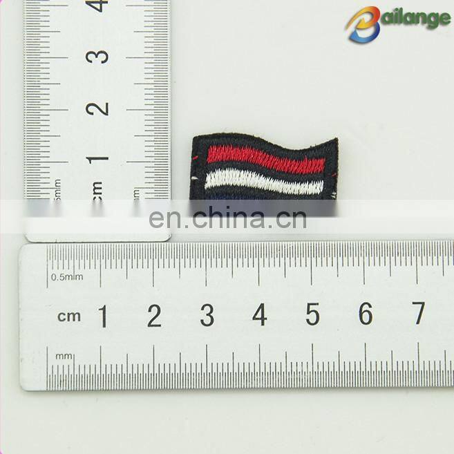 Small size flag cute kid clothes shoes decoration embroidered patches