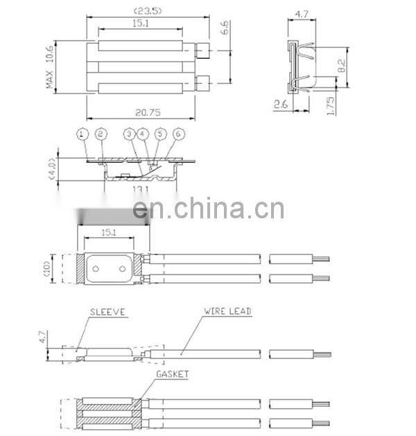 Factory sales 17AMC Thermal Protectors